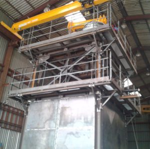 Structure Palonnier pour l'industrie Nucléaire