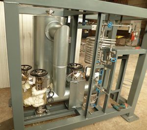 Skid de mise sous vide pour l'industrie nucléaire