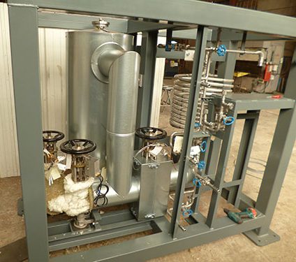 Skid de mise sous vide pour l'industrie nucléaire