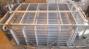 Vaporiseur Azote 15 000 nm³/h avec de l'eau à 20°C